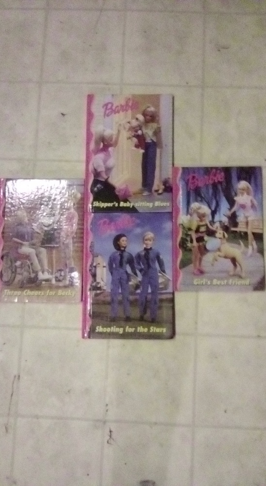 Barbie Book Collection with Pink and Purple Covers
